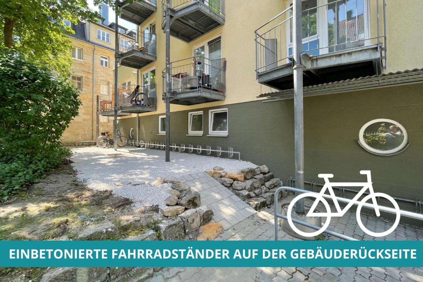 Apt Wahnfried Nr1 - Cityapartment Mit Kueche, Duschbad, Balkon, Parkplatz - Zentral Aber Ruhig Bayreuth Bagian luar foto